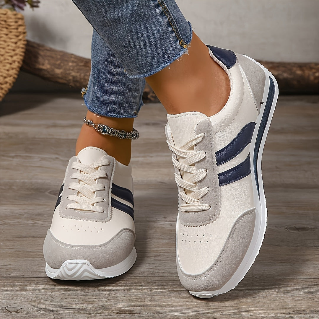 Lucienne — Sneakers bianche sportive eleganti e confortevoli