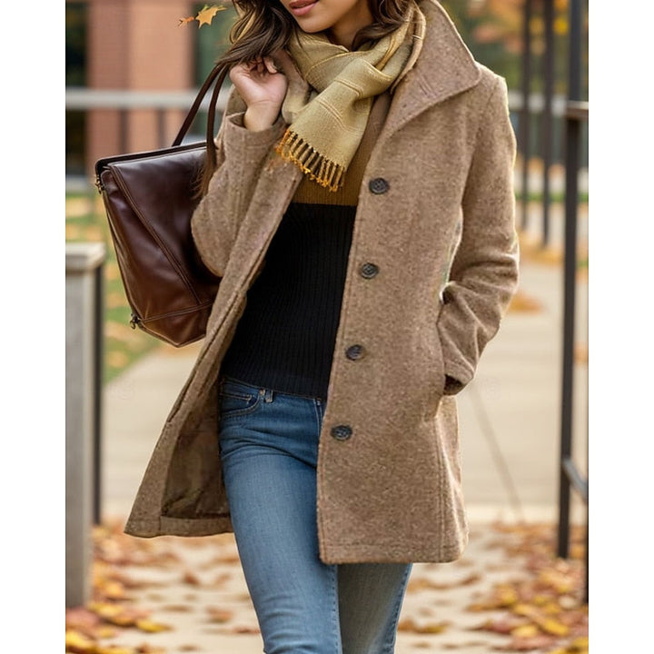 Cappotto da donna con bottoni