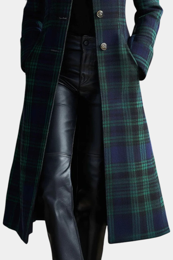 Rebecca | Cappotto Elegante a Quadri Senza Tempo