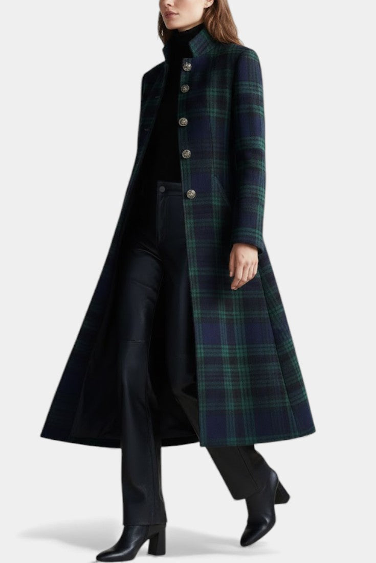 Rebecca | Cappotto Elegante a Quadri Senza Tempo