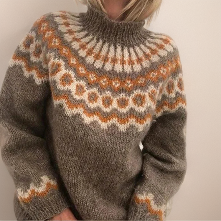 MAGLIONE CON COLLO ALTO PER DONNE