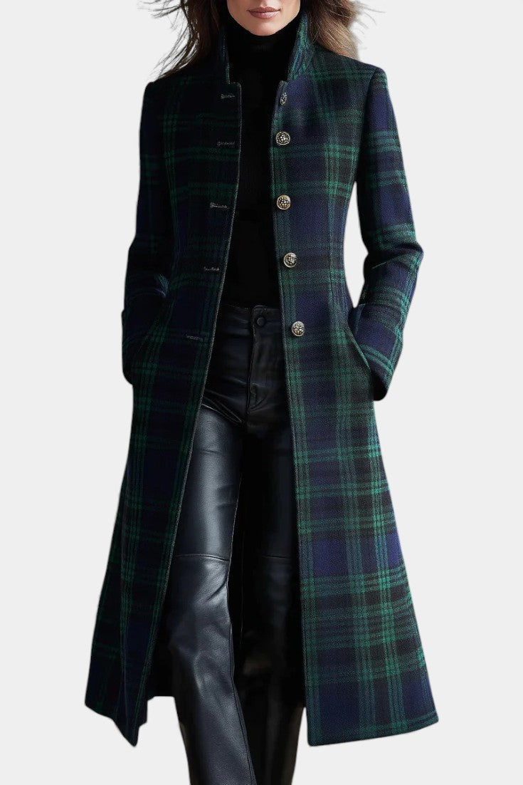 Rebecca | Cappotto Elegante a Quadri Senza Tempo