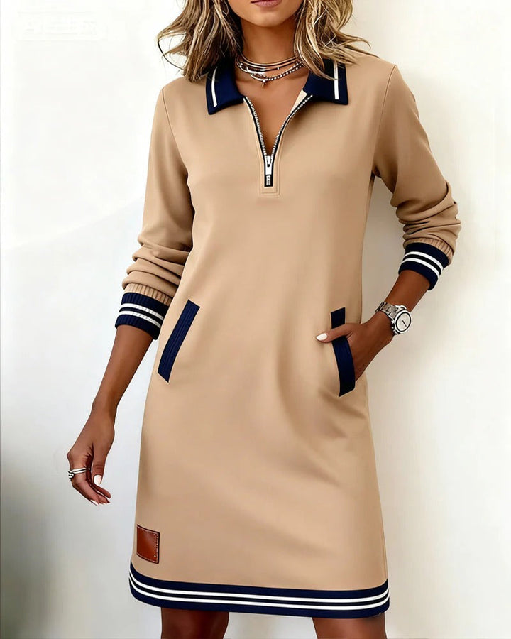 Harper | Abito con Collo Zip
