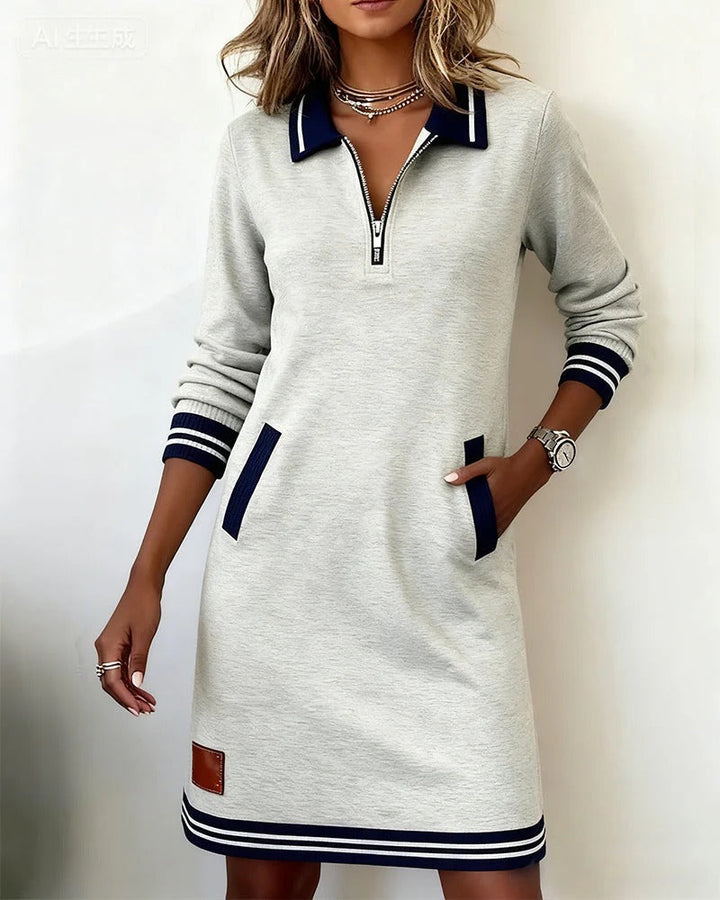 Harper | Abito con Collo Zip