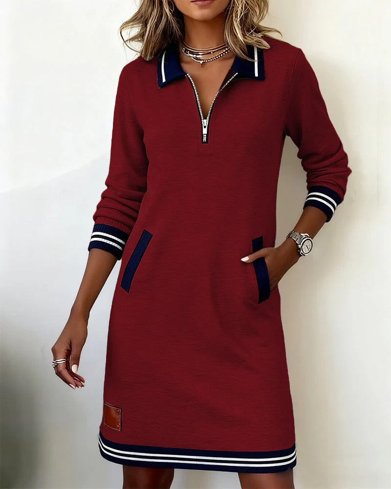 Harper | Abito con Collo Zip