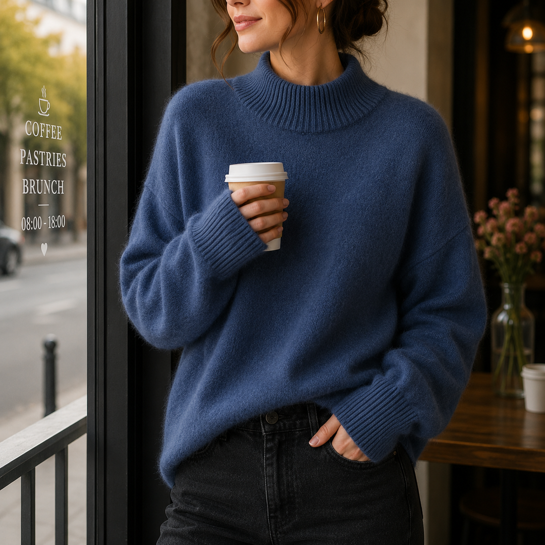 Juniper | Maglione Oversized da Donna con Collo Alto