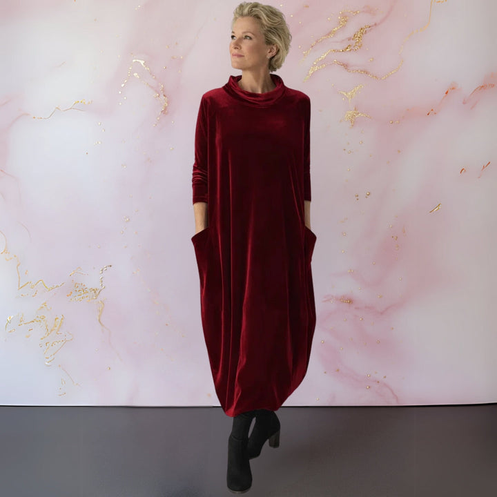LEONA | ELEGANTE ABITO LUNGO PER AUTUNNO-INVERNO