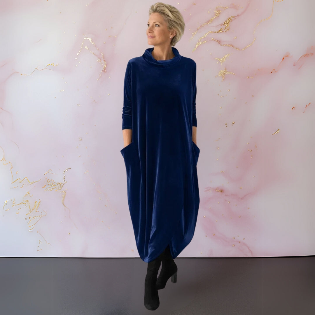 LEONA | ELEGANTE ABITO LUNGO PER AUTUNNO-INVERNO