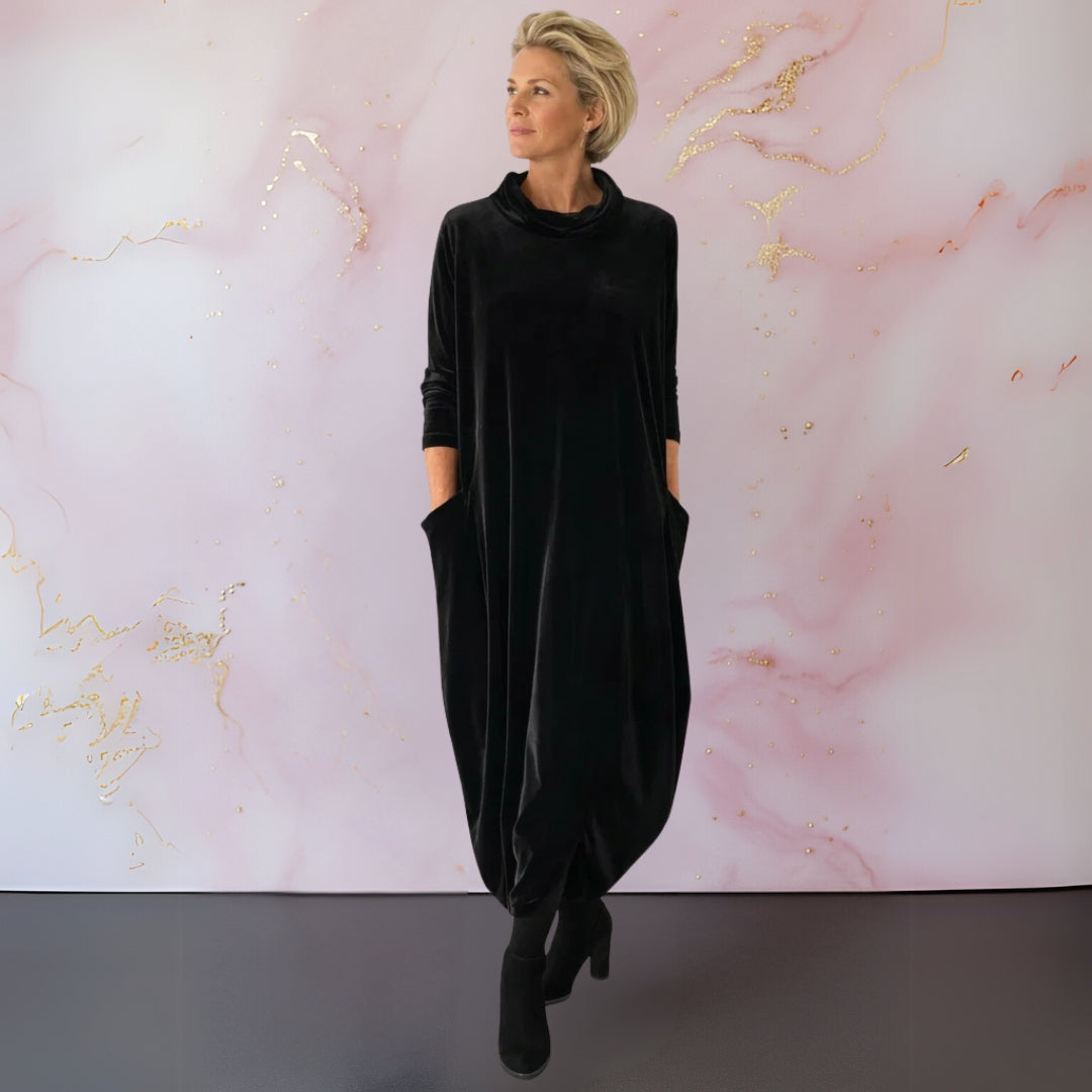 LEONA | ELEGANTE ABITO LUNGO PER AUTUNNO-INVERNO