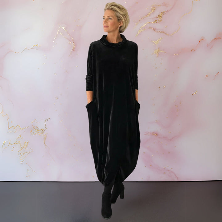 LEONA | ELEGANTE ABITO LUNGO PER AUTUNNO-INVERNO