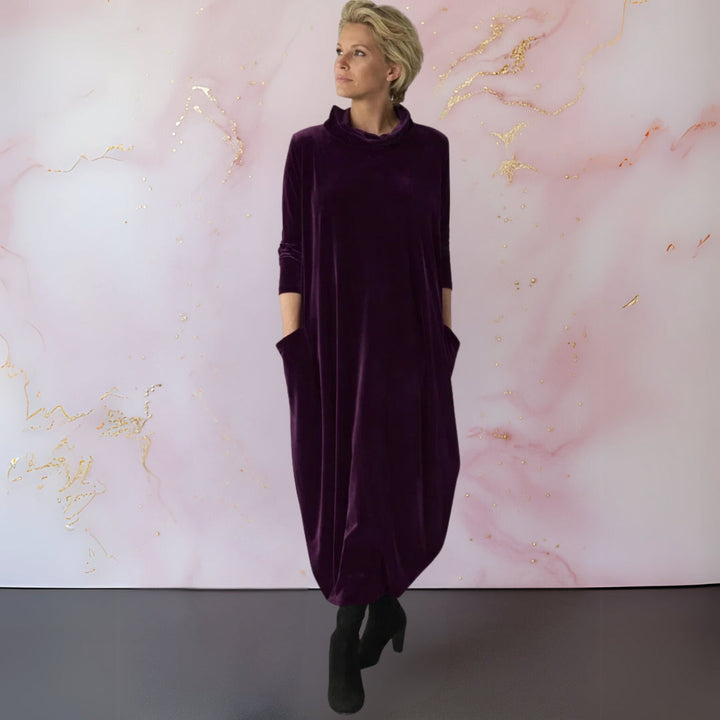 LEONA | ELEGANTE ABITO LUNGO PER AUTUNNO-INVERNO