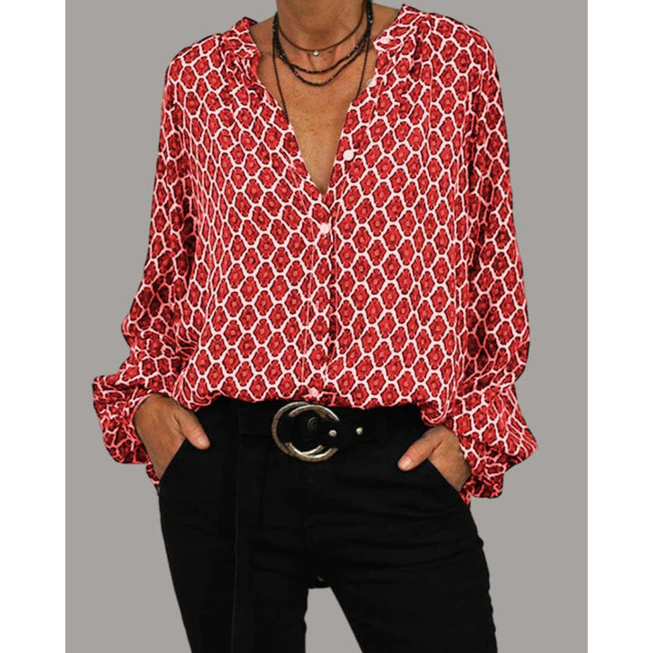 Zara - Blusa Casual con Collo a V