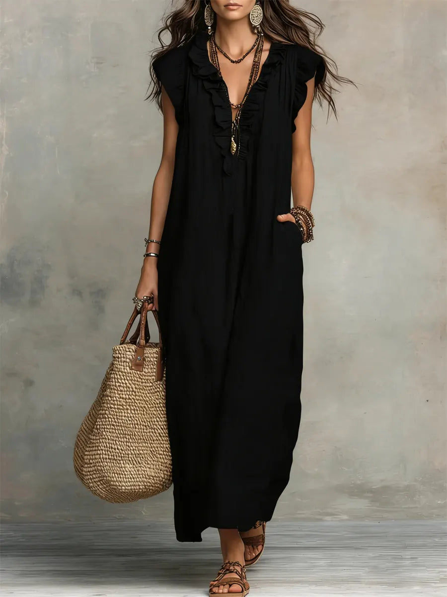 Camelia | Abito Lungo Bohemien