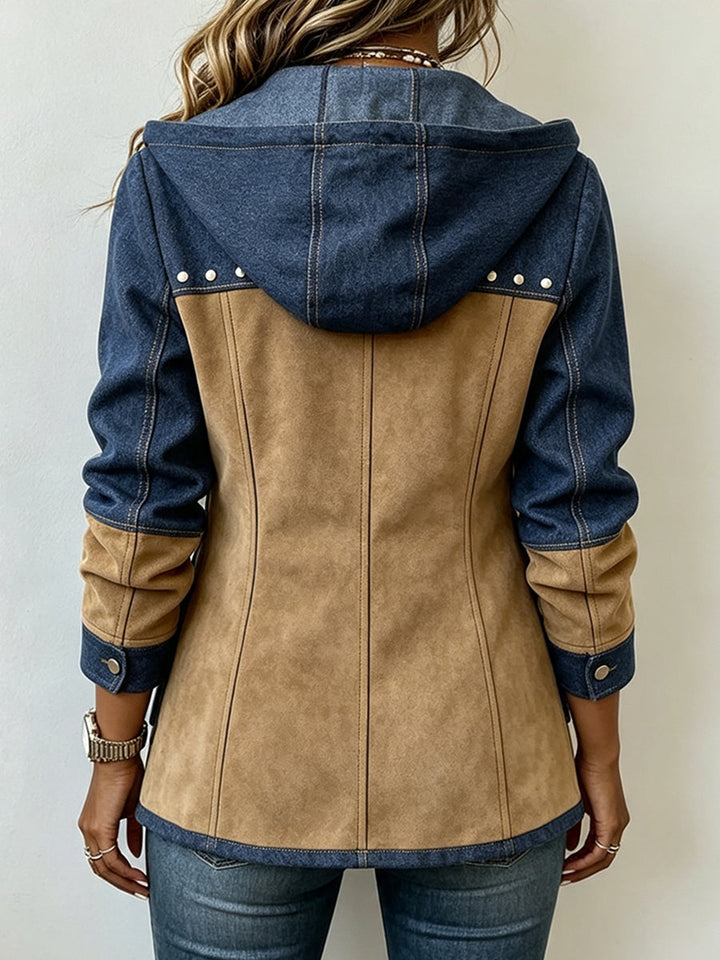 HOODIE CONTRASTANTE PER DONNE