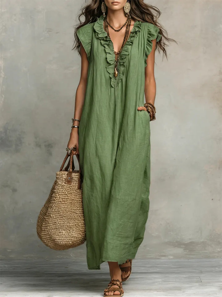 Camelia | Abito Lungo Bohemien