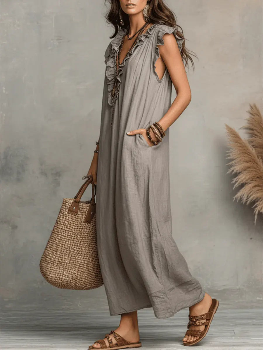 Camelia | Abito Lungo Bohemien