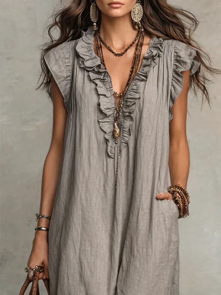 Camelia | Abito Lungo Bohemien