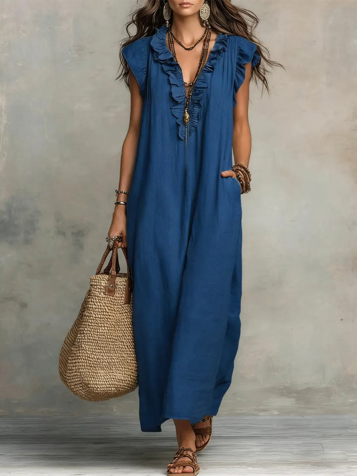 Camelia | Abito Lungo Bohemien