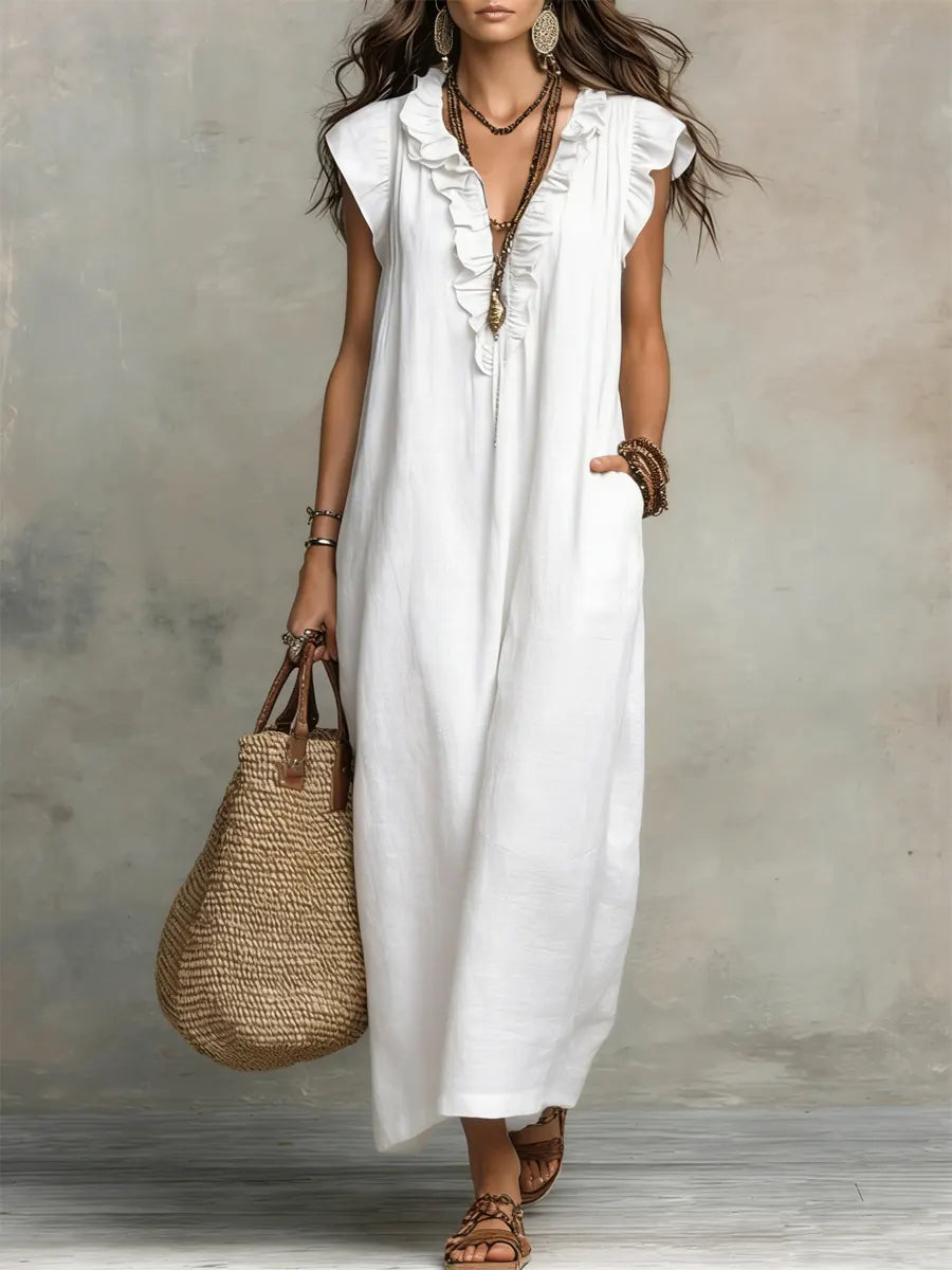 Camelia | Abito Lungo Bohemien
