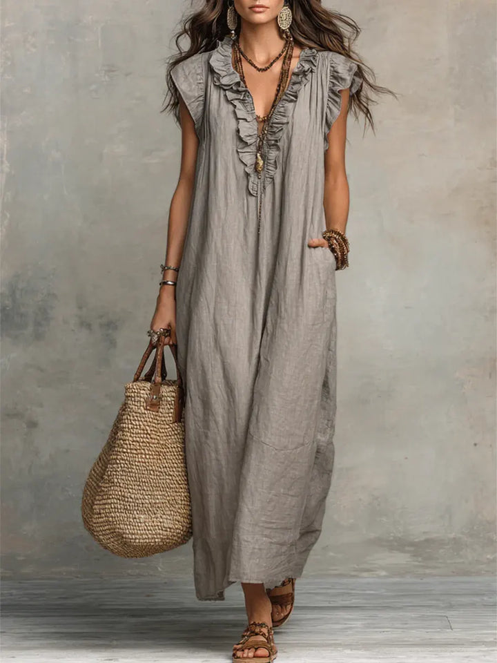 Camelia | Abito Lungo Bohemien